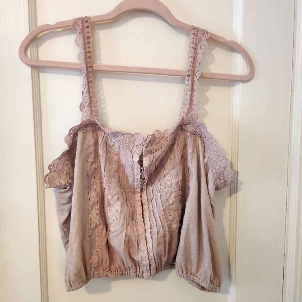 Lucky Brand tank blush lilac size large